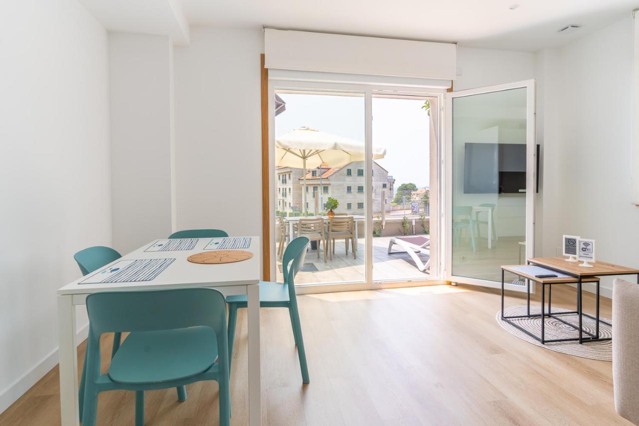 Apartamentos Areas Do Mar - Apart 1 Y 2 Sanxenxo Ngoại thất bức ảnh